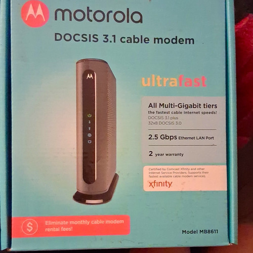 Motorola mb8611 docsis 1 - mb8611, 3.1